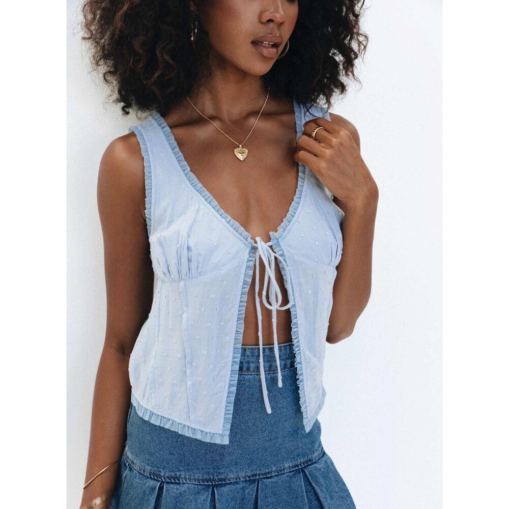 Princess Polly Blueberry Garden Top